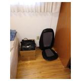 2nd Bedroom Right: Purses, Massage Seat