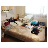 2nd Bedroom Right: Queen Bed, Blankets, Pillows, Jeans