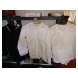 Basement:  Navy Uniforms--Whites--Dress Blues