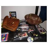 Dining Room: Baseball Mitts,  Ken Griffey, Jr. Cards, Football cards, Basketball cards, Sweet 116  