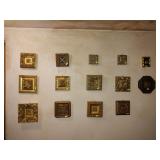 Basement Room Left:  Gold Squares (Varies Designs)