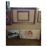 Basement Room Left:  Oil Paintings