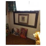 Basement Room Left: Frames, Oil Paintings