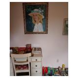 2nd Bedroom Left:   Oil Painting