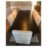 Dining Room:   Extendable Dining Table w/8 Chairs