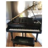 Living Room:  Kohler & Campbell Baby Grand Piano  (Excellent Condition)
