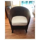 Kitchen:  Fantastic Round Table w/Wicker Chair