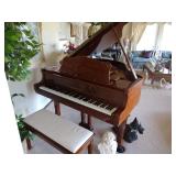 Living Room:  Sherman Clay Baby Grand Piano