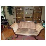 Living Room:  Antique Sleigh Sofa