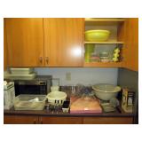 Kitchen Area:  Vintage Tupperware