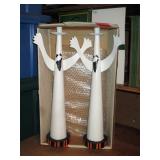 Garage:  Metal Halloween Candle holders