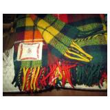 Dining Room:  Several wool Stadium blankets - 1 is Faribo