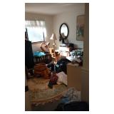 Upstairs Bedroom 2nd Left:  1st Day