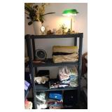 Upstairs Bedroom 1st Left:  Towels, Desk Lamp, 