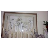 JURGEN GORG Signed Print, Electric Candle Lights