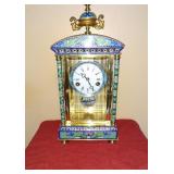 Living Room:  Porcelain Clock 