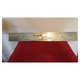 Living Room:  Plotting Ruler Brass Navy