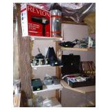 Basement/Garage  Hair Dryer, Rollers of Solder, Lead Weights, Soldering Gun in Case