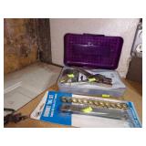 Basement/Garage  Kit to Fix Tarp Holders, Leather Tool