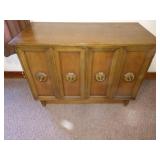 Bedroom Right (Possibly made by Saginaw)   Excellent Sideboard  but, is a table with 8 leafs