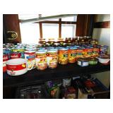 Kitchen:  Cans of Food, (A Lot of It)