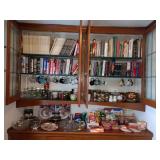 Dining Room  Books, Glasses, Cups, Food