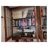 Dining Room  Books, Glasses, Cups, Food