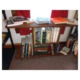 Living Room:  Shelf Table, Books