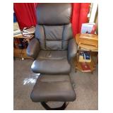 Living Room:  Chair w/Foot Stool 