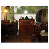 Bed Room 3 Dressers--Green lamp shade