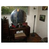 Bed Room 3 Waterfall Dresser--Floor Lamp