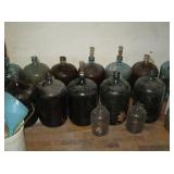 5 Gallon green wine jugs