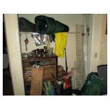 Bed Room 1 Shelving--tent--cot