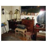 Bed Room 3 Dressers--Great Lamp--Dressers--Bench, Piano stool,