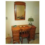 Maple Desk-chair-mirror