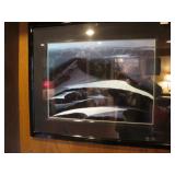 Family Room--Left:  Picture by Eyvind Earle.  Was an artist for Walt Disney in the 