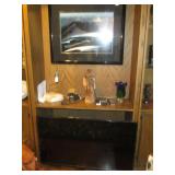 Family Room--Left:  Picture by Eyvind Earle.  Was an artist for Walt Disney in the 