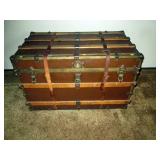 Upstairs 3rd Bedroom Left:  Great Vintage Trunk w/complete insides.