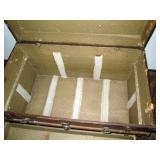 Upstairs 3rd Bedroom Left:  Great Vintage Trunk w/complete insides.