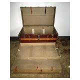 Upstairs 3rd Bedroom Left:  Great Vintage Trunk w/complete insides.