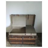 Upstairs 3rd Bedroom Left:  Great Vintage Trunk w/complete insides.