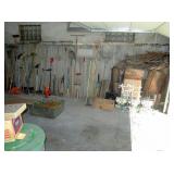 Garden tools--fire wood--