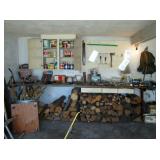 Fire wood--tools--House stuff