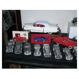 Pewter cars (Danbury Mint)  