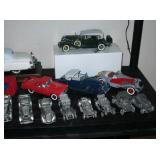 Pewter cars (Danbury Mint)  