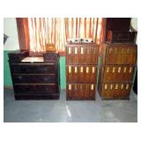 Dresser 2 Pharmaceutical Oak Storage Cabinets (Came from the University of Washington Pharmacy Dept)