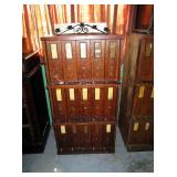 Pharmaceutical Oak Storage Cabinet (Came from the University of Washington Pharmacy Dept)