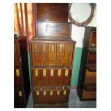 Pharmaceutical Oak Storage Cabinet (Came from the University of Washington Pharmacy Dept) Radio case