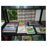 The lady was a teacher at Greenwood elementary school. Books that were used for teaching grade schoo