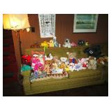 Stuffed animals---Couch
